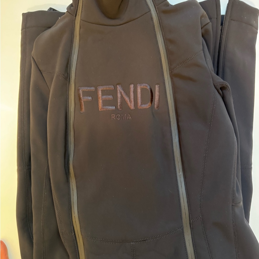 Fendi Black Ski & Snow Jacket